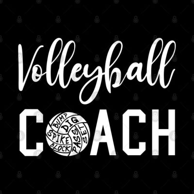 Volleyball Coach Throw Pillow Official Coach Gifts Merch