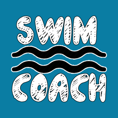 Swim Coach Tee Sports Tee Water Sport Shirt Waves  Throw Pillow Official Coach Gifts Merch