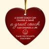 Thank You Basketball Coach Personalized Heart Shaped Ceramic Ornament 4 - Coach Gifts