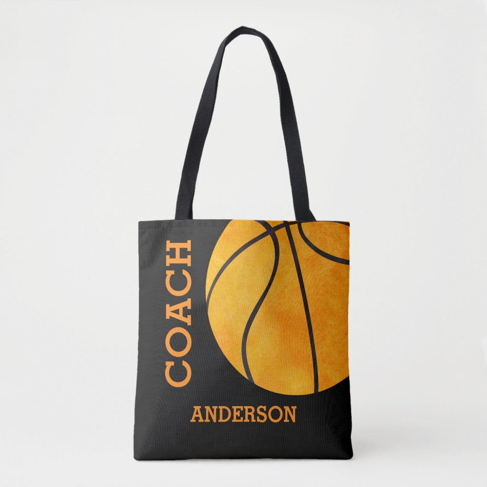 basketball coach personalized sports vintage retro tote bag r55e36aa2c5a5446d94a4f6e1e2d07dd4 6kcf1 1000 - Coach Gifts