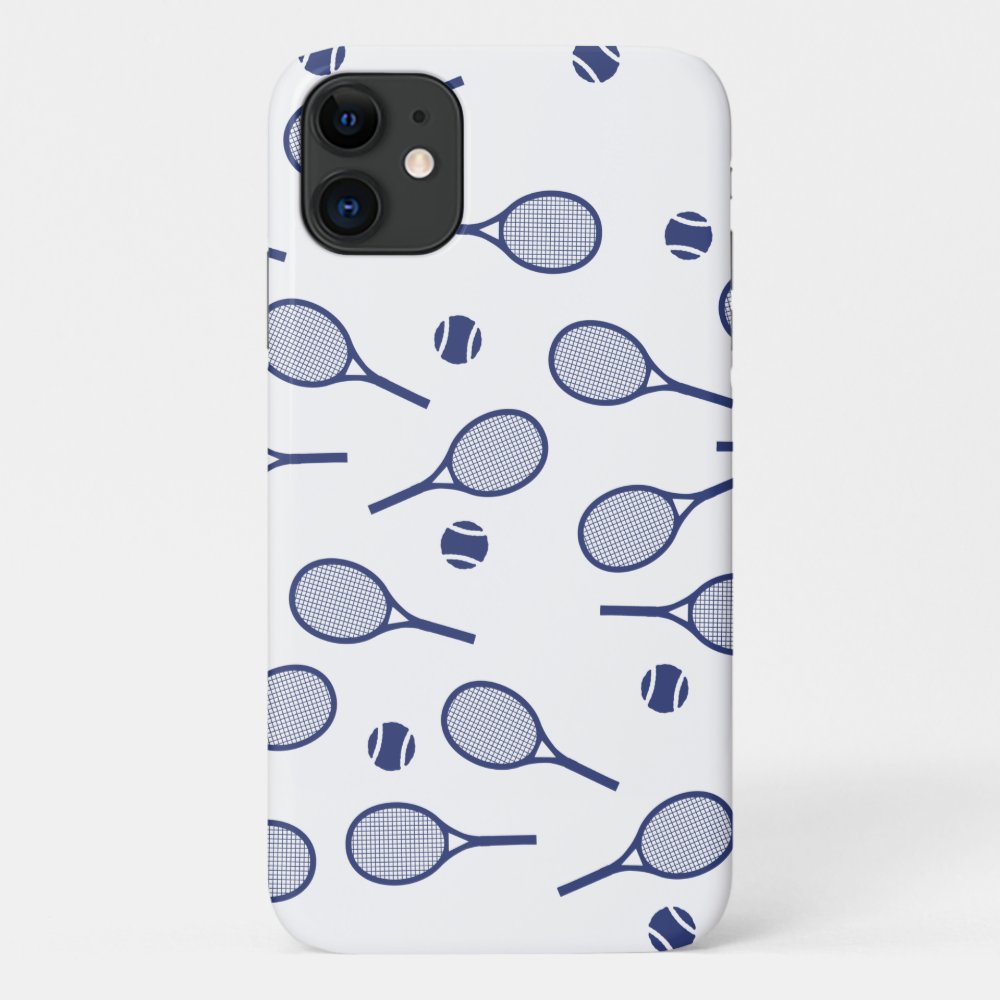 cool blue retro racquets pattern tennis player case mate iphone case r0e2496d8c1c74b1d8f3cbaf70255aab6 09h46 1000 - Coach Gifts