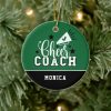 cute cheer coach personalized green and black ceramic ornament re9e158de6e7845d0b2a4432f5b437598 05wi1 8byvr 1000 - Coach Gifts
