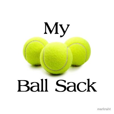 Tennis Player & Coach Gifts - My Ball Sack Tote Bag For Balls - Funny Gift Ideas For Tennis Players & Coaches Tote Bag Official Coach Gifts Merch