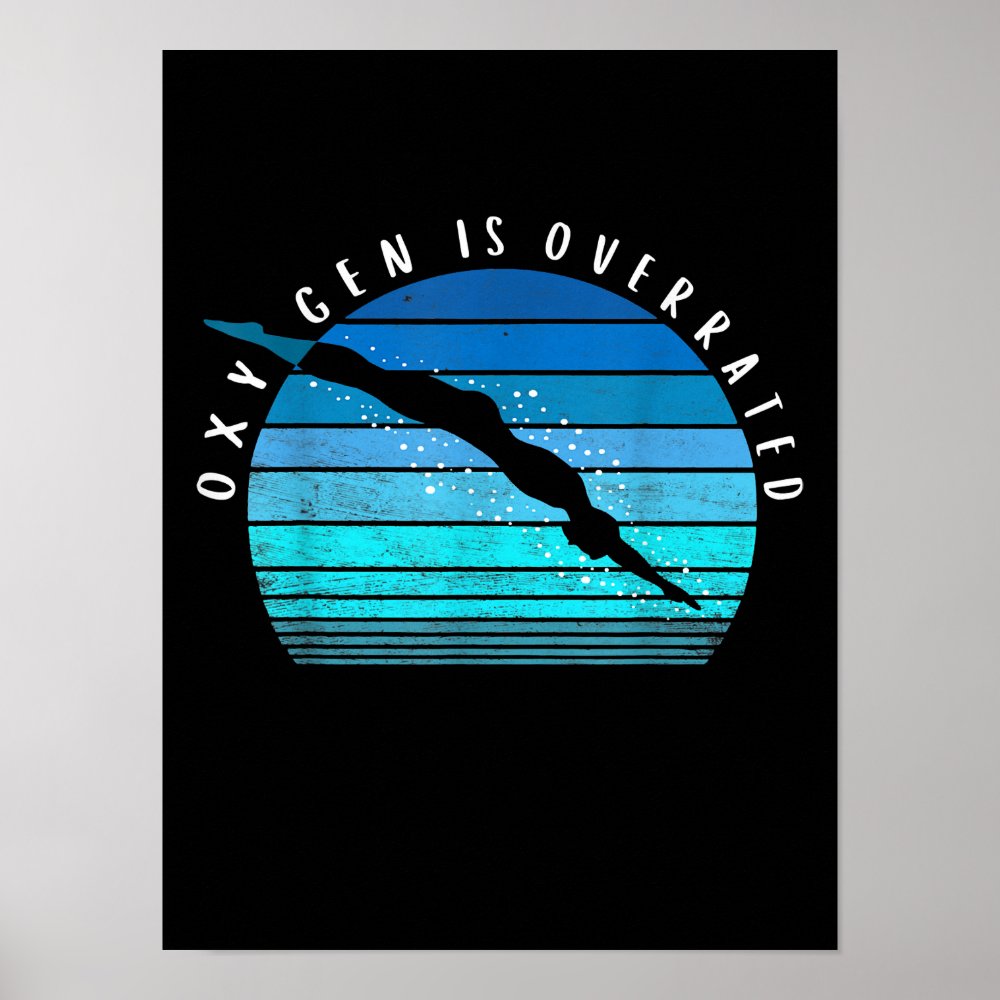 oxygen is overrated swimmer gifts swim team coach poster ref3737ccc6054850b93f1b7fb3307f9d wve 8byvr 1000 - Coach Gifts