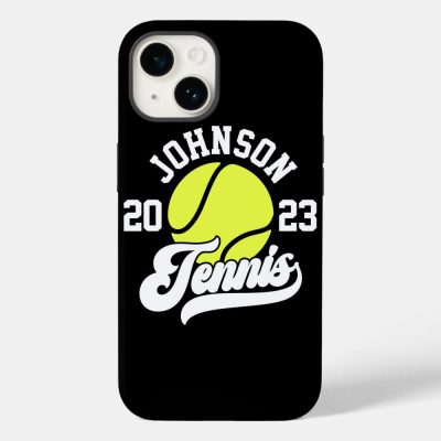 personalized name tennis player racket ball court case mate iphone case r2dbc234a1a3a44e09ce5016fcec04dfa s0dnk 1000 - Coach Gifts