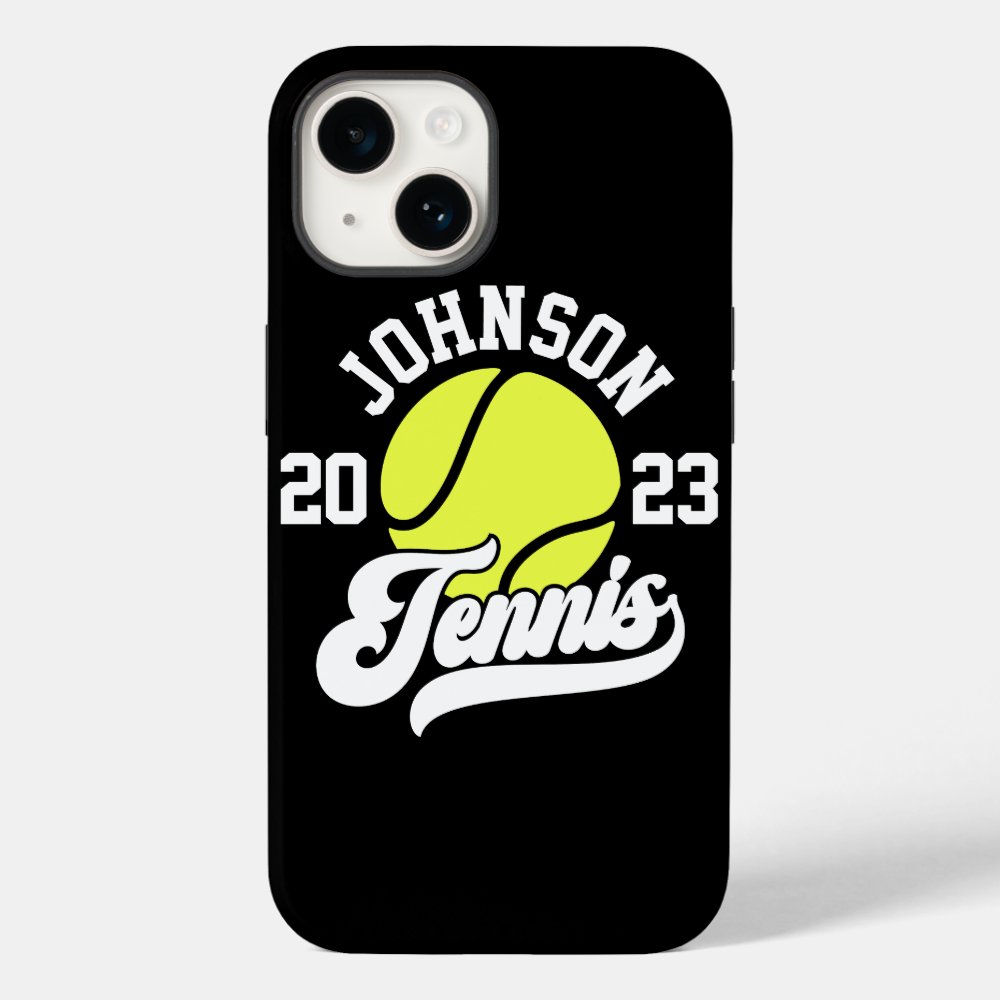personalized name tennis player racket ball court case mate iphone case r2dbc234a1a3a44e09ce5016fcec04dfa s0dnk 1000 - Coach Gifts