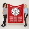 red lacrosse coach gift ideas all players names fleece blanket r59821ed709a74ce5b386faadea9de5b1 ee3yx 8byvr 1000 - Coach Gifts