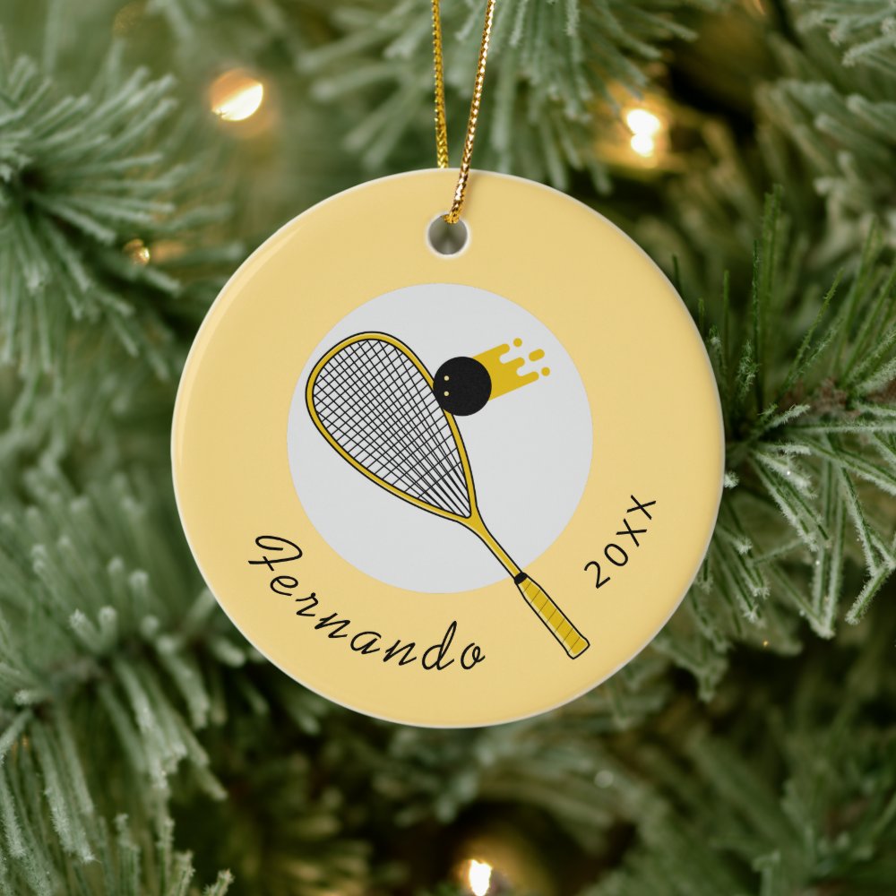 squash player coach racket ball name year sports ceramic ornament r4f8e085eb5d6484cac471ec1377c5272 05wi1 8byvr 1000 - Coach Gifts