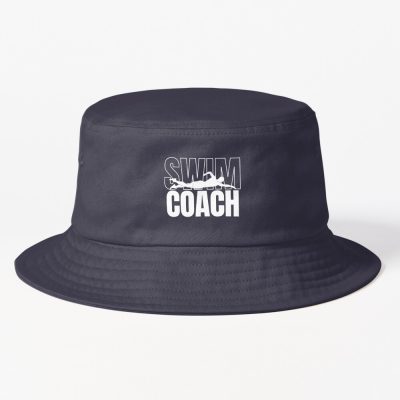 Swim Coach For Swimming Coaches Bucket Hat Official Coach Gifts Merch