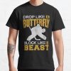 Hockey Golie Gift Block Like A Beast Hockey T-Shirt Official Coach Gifts Merch