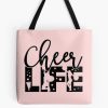 Funny Cheerleader Cheer Squad Varsity Cheering Team Cheerleading  Mom Coach Princess Tote Bag Official Coach Gifts Merch