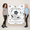 thank you soccer coach black white player names fleece blanket r4fe66dbaddc44a52aa1a8d55decc3da5 ee3yx 8byvr 1000 - Coach Gifts