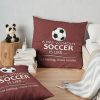 Soccer Player Gifts For Football & Futbol Lovers & Coach - A Day Without Soccer Is Like Funny Gift Ideas For Soccer Players & Coaches Who Play Throw Pillow Official Coach Gifts Merch