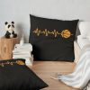 Basketball Heartbeat Gift Love Bball Player Coach Throw Pillow Official Coach Gifts Merch