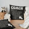 Coach Definition Funny Coach Throw Pillow Official Coach Gifts Merch