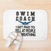 Best Swim Coach Swimming Coach Swim Coaching Bath Mat Official Coach Gifts Merch