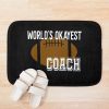 World'S Okayest Coach Funny American Football Coach Bath Mat Official Coach Gifts Merch