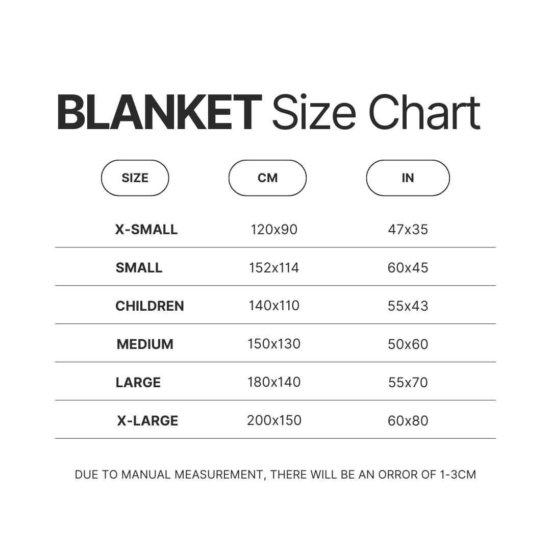 Blanket Size Chart - Coach Gifts