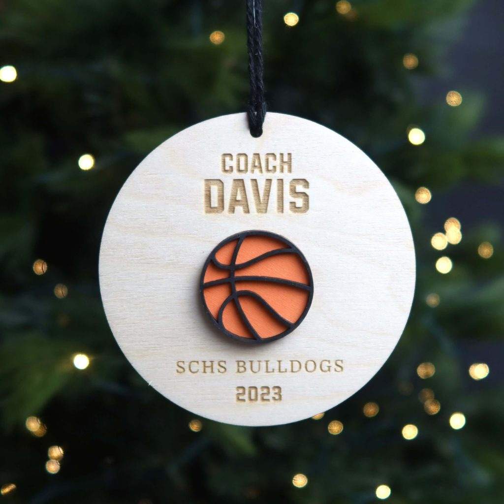 Personalized Coach Ornament 2023 End of Season Coach Gift Ornament