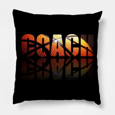 Basketball Coach Throw Pillow