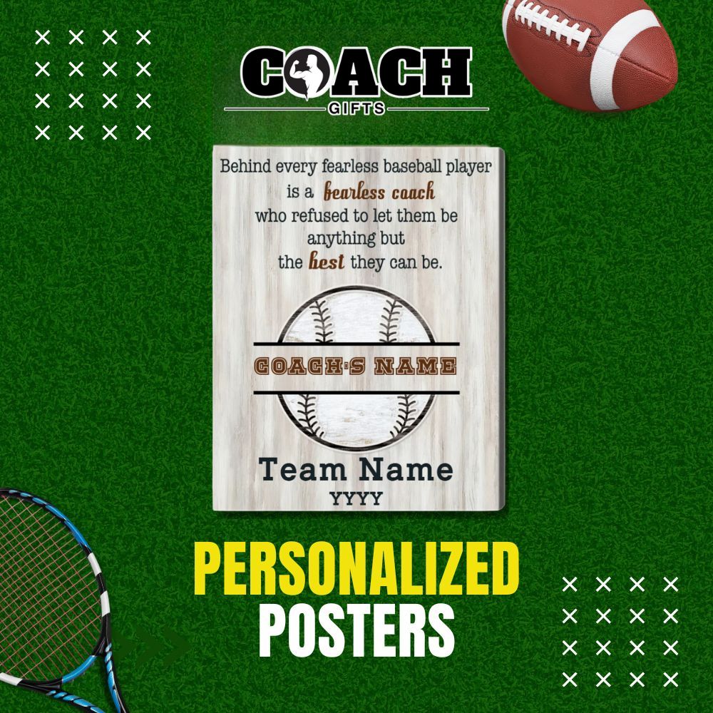 Coach Gifts Personalized Posters